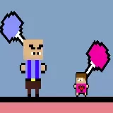 Angry Dad Cute Baby