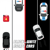 Black & White escape cars