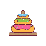 Donuts of Hanoi