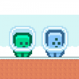 Green and Blue Cuteman