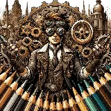 Steampunk Coloring Adventure