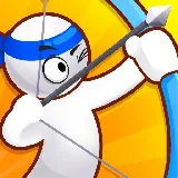 Stickman Archer: Shooting Arrows at Reds